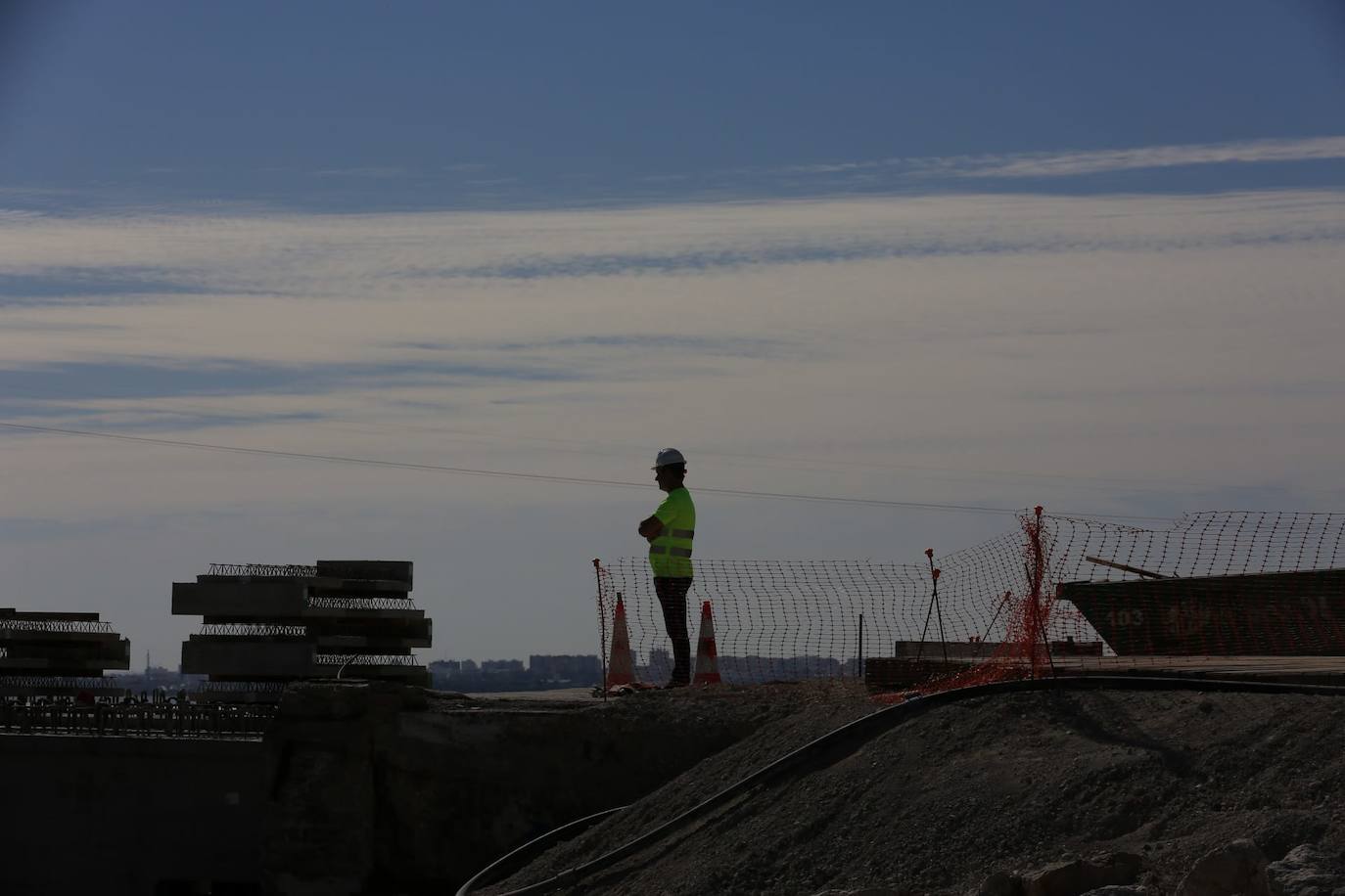 Evolución de la obra del puente Carranza