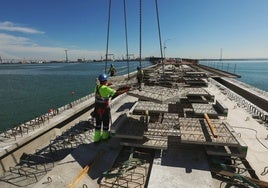 Evolución de la obra del puente Carranza