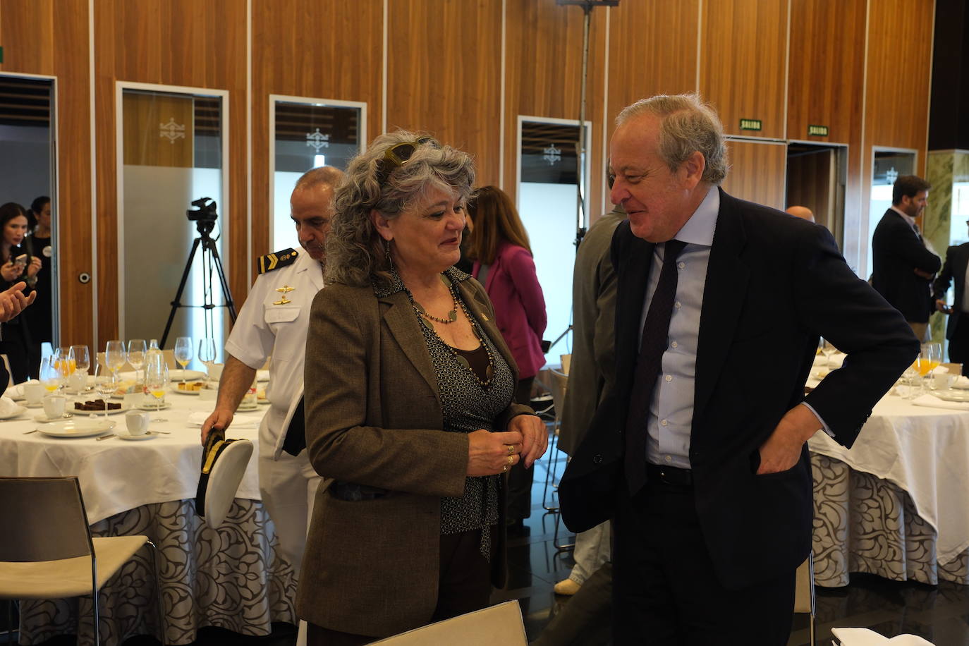 Personalidades de la vida social y política de la provincia de Cádiz asisten a la Mirada Económica con Joaquín Segovia, director territorial Sur de Telefónica