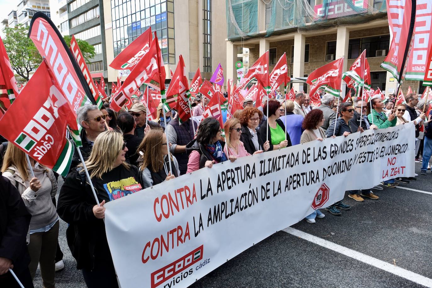 Fotos: Manifestación del 1 de mayo en Cádiz