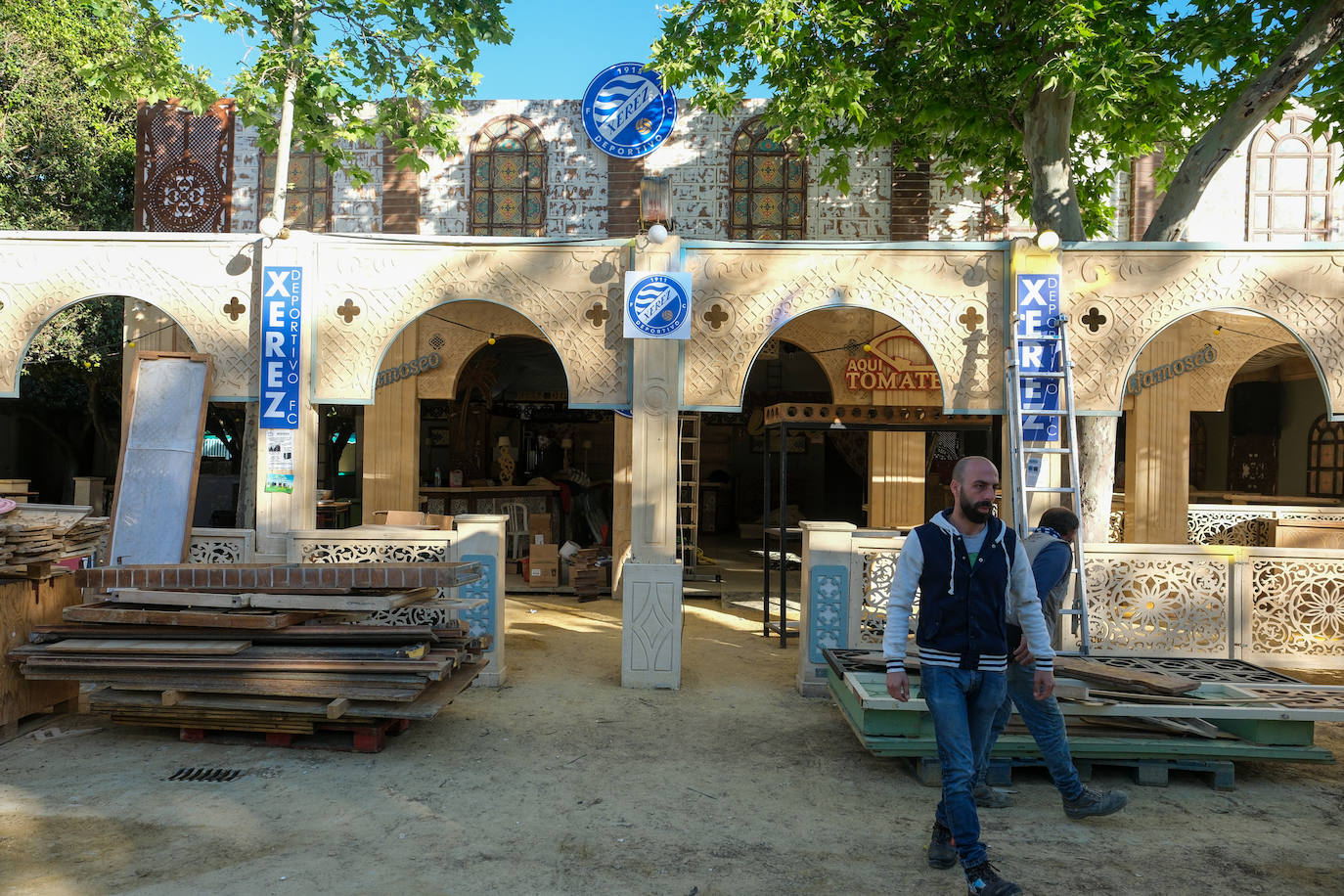 Fotos: Jerez ya se prepara para la Feria del Caballo