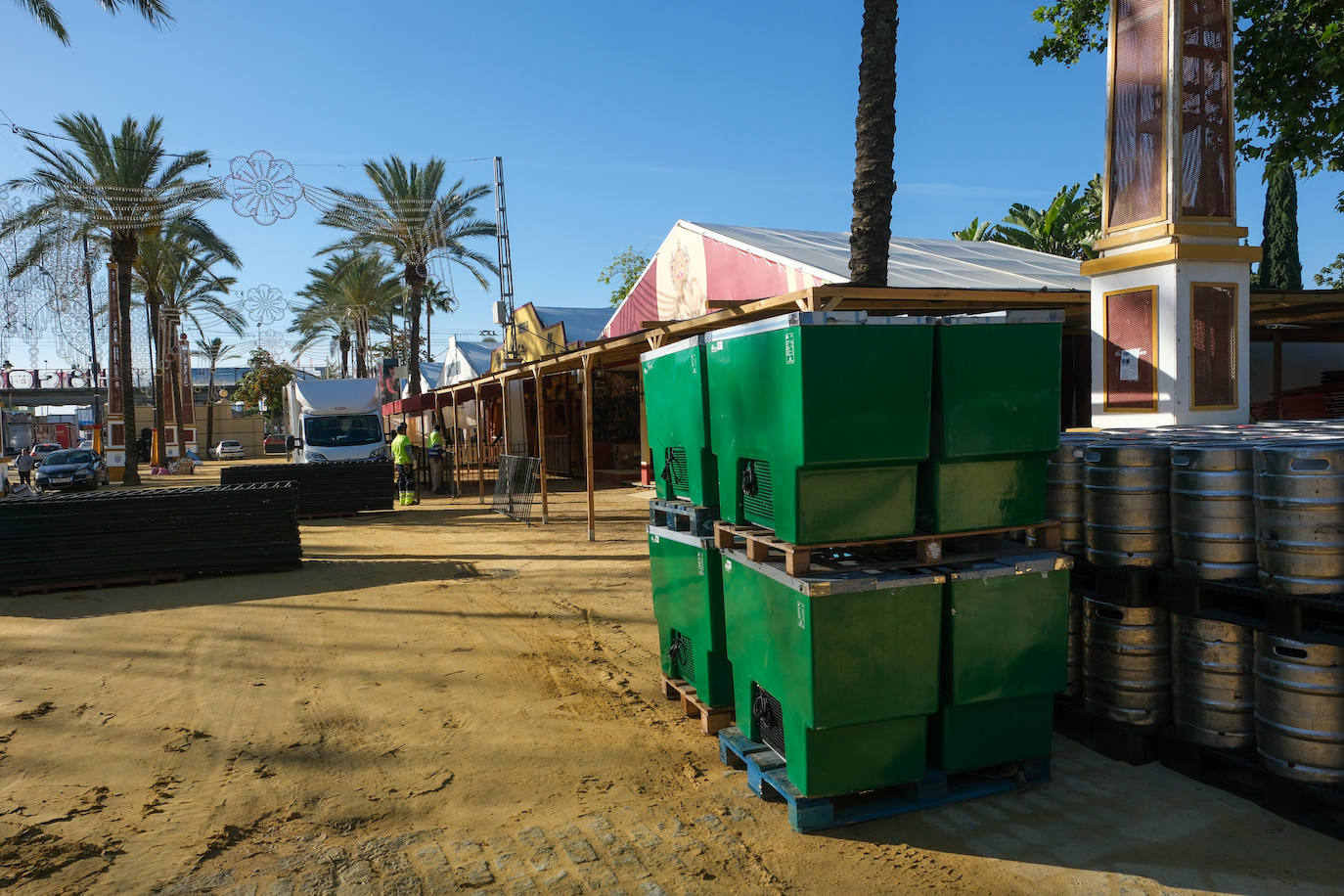 Fotos: Jerez ya se prepara para la Feria del Caballo