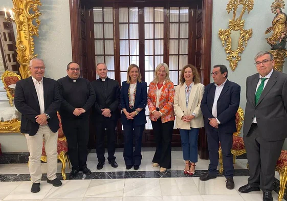 Diputación se suma a la alianza de instituciones para rehabilitar la parroquia de la Encarnación de Olvera
