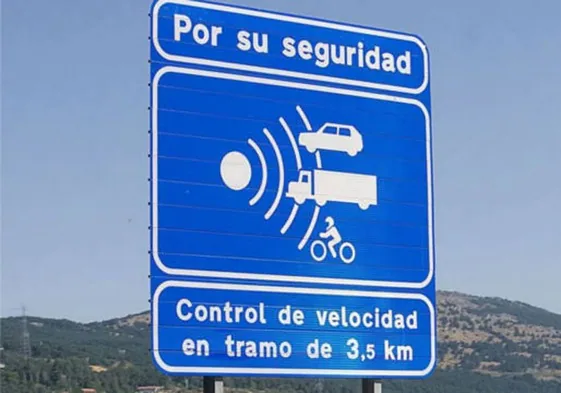 Un radar en una carretera de Cádiz