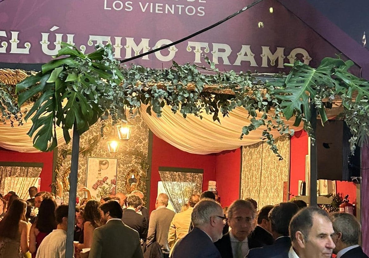 La primera caseta de gaditanos en la Feria de Jerez