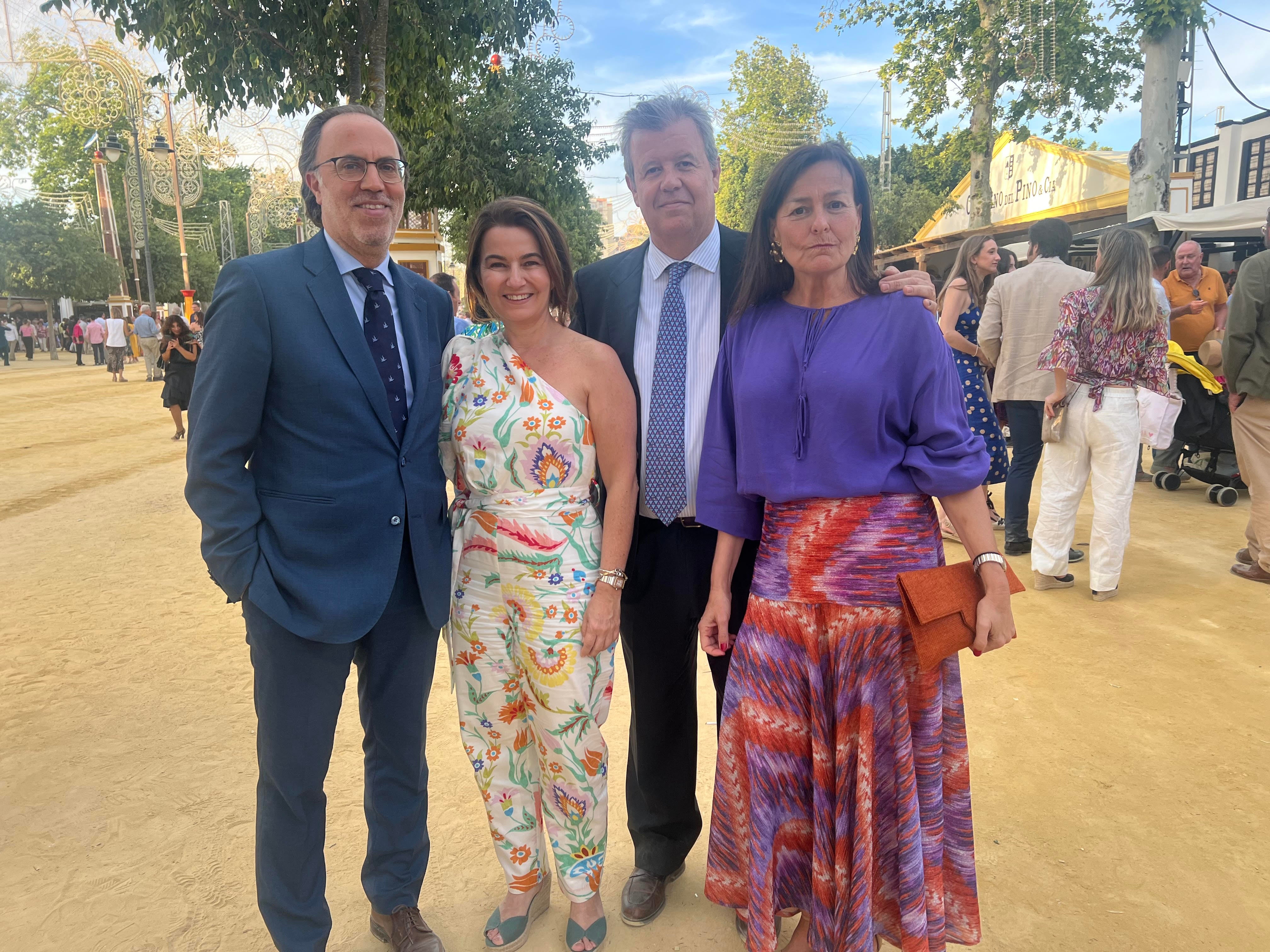 Rafa Gallo, Begoña Moreno, Carlos González-Gordon y Ángela Morán