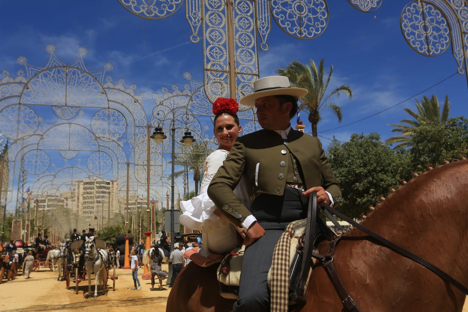 Fotos: Ambiente del jueves de Feria en Jerez