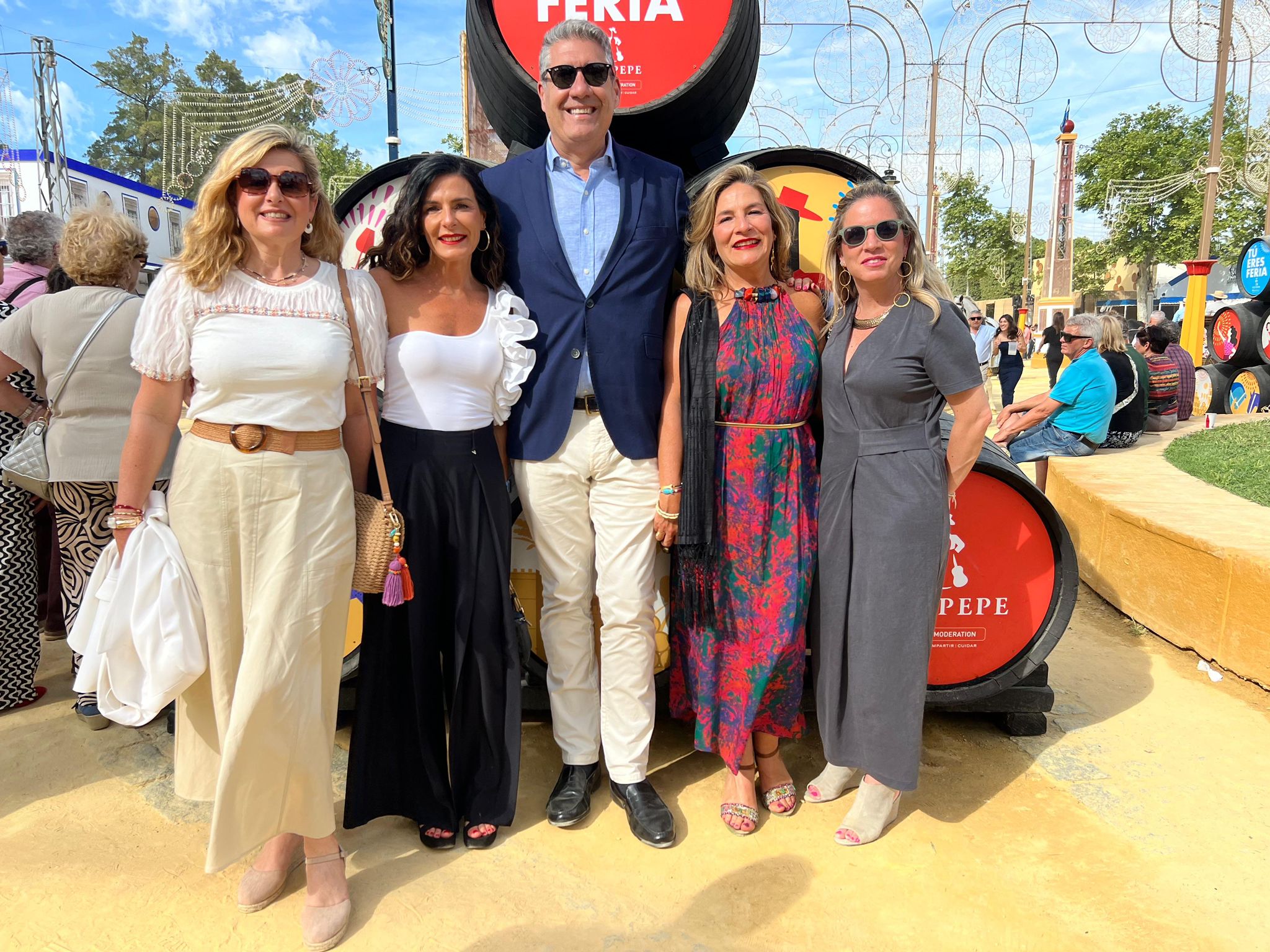 Susana Fernández, Blanca Anaya, Emilio Marín, Inma Anaya y María Larrañaga