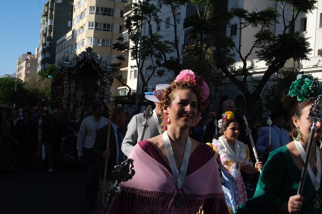 Fotos: La hermandad del Rocío de Cádiz recorre la ciudad antes de salir hacia Almonte