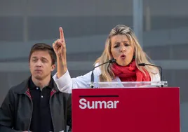 Yolanda Díaz participa en un acto de Sumar en Jerez