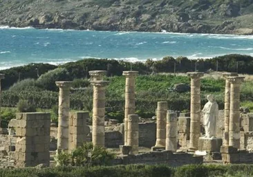 Hallan en Baelo Claudia, en Tarifa, un mausoleo destruido por un terremoto en el siglo IV