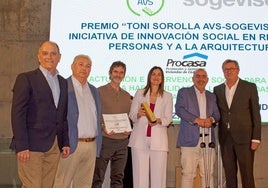 Procasa recibe un premio por la actuación de mejora de habitabilidad en viviendas de Guillén Moreno