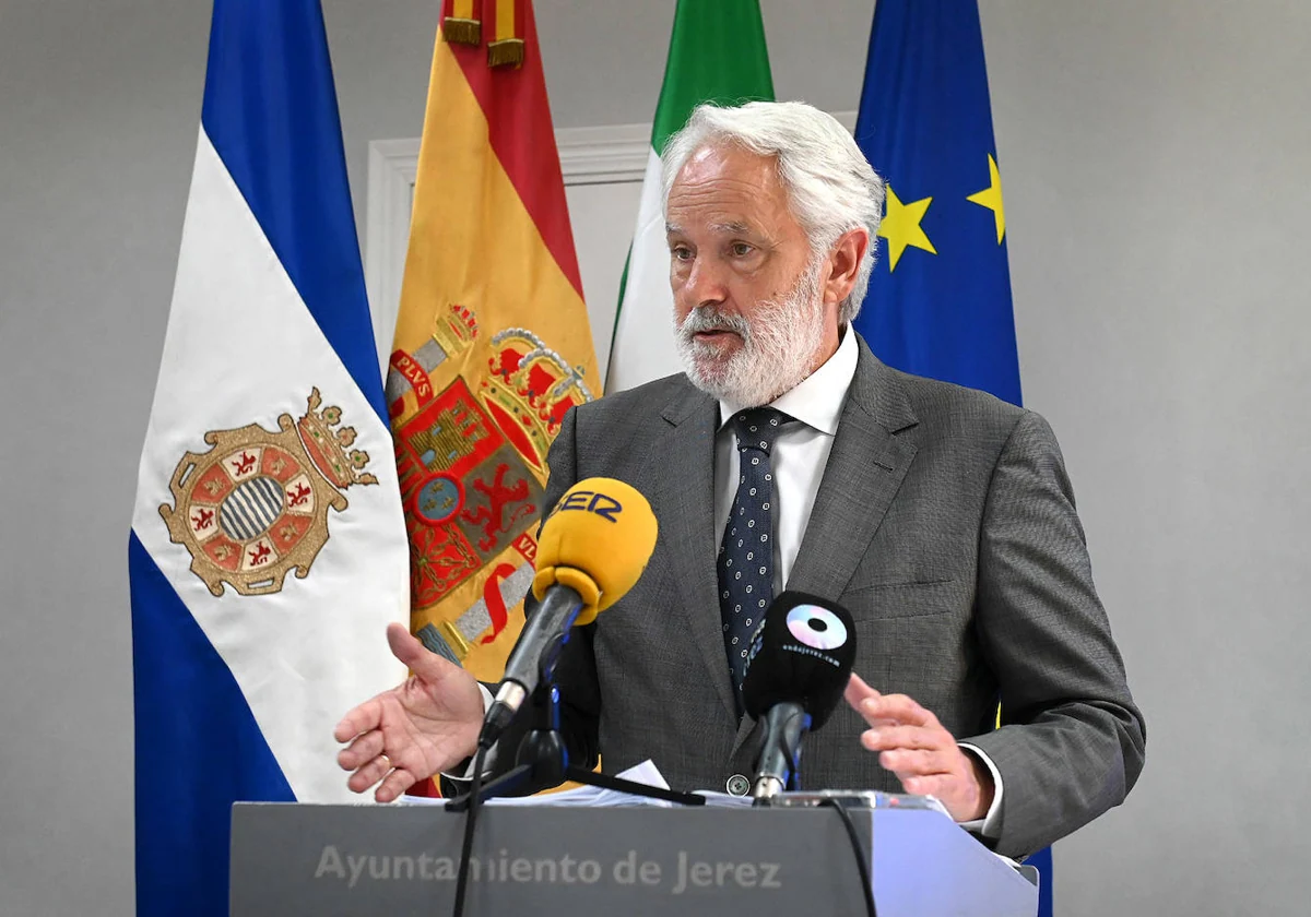 Agustín Muñoz tras la Junta de Gobierno Local