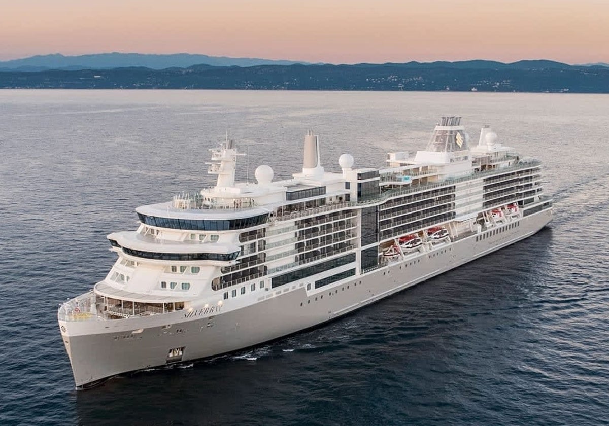 El flamante crucero de lujo Silver Ray.