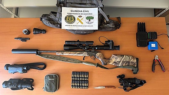 Dos cazadores furtivos sorprendidos en un coto de Los Barrios