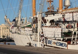 Visita el Buque Esmeralda, el tercer velero más grande del mundo, en Cádiz