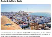Los británicos coinciden: «¿Hay algún lugar de Andalucía más subestimado que Cádiz?»