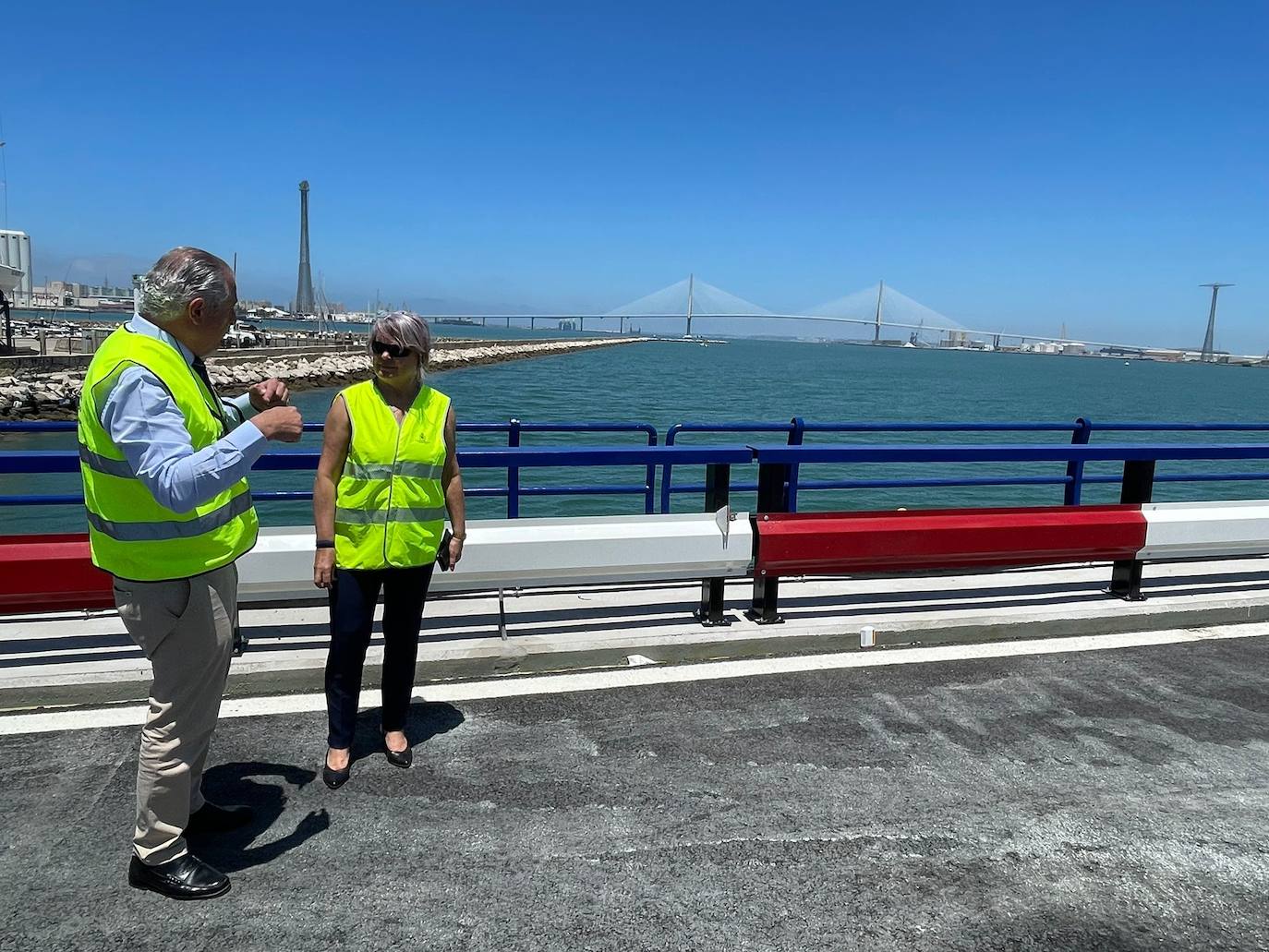 La evolución del Puente Carranza de Cádiz tras las obras, en fotos