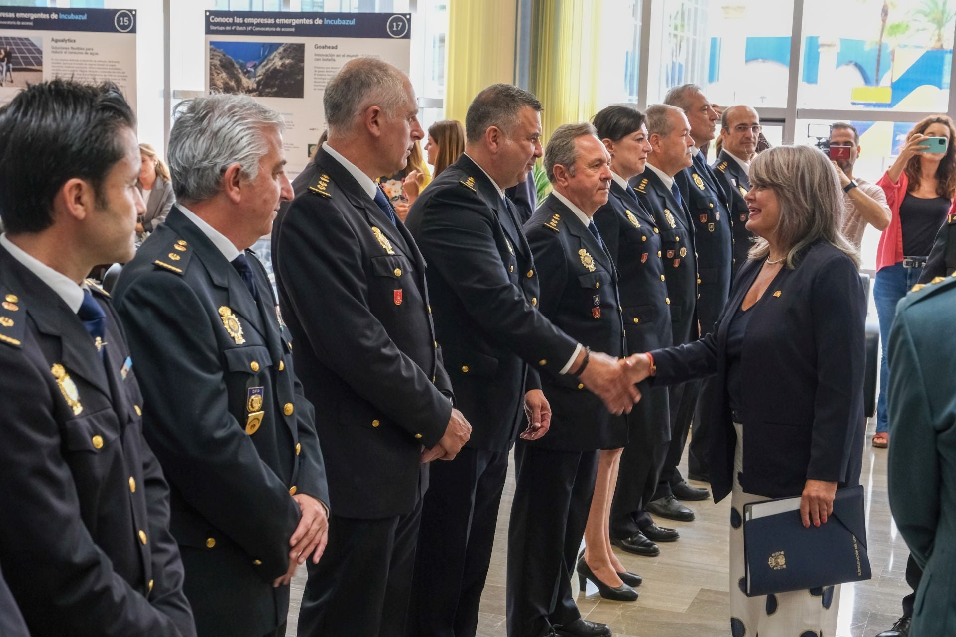 Fotos: acto en conmemoración del Día de las víctimas del terrorismo en la Policía Nacional