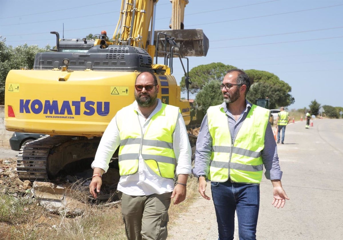 Terminadas las obras en la carretera entre Puerto Real y la barriada jerezana de La Ina.