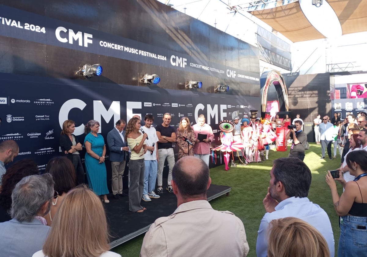 Inés Chaguaceda toma la palabra en la presentación de Concert Music Festival