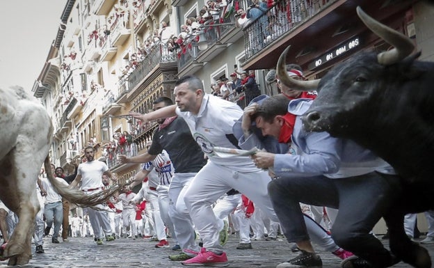 Cebada Gago este lunes en los Sanfermines 2024