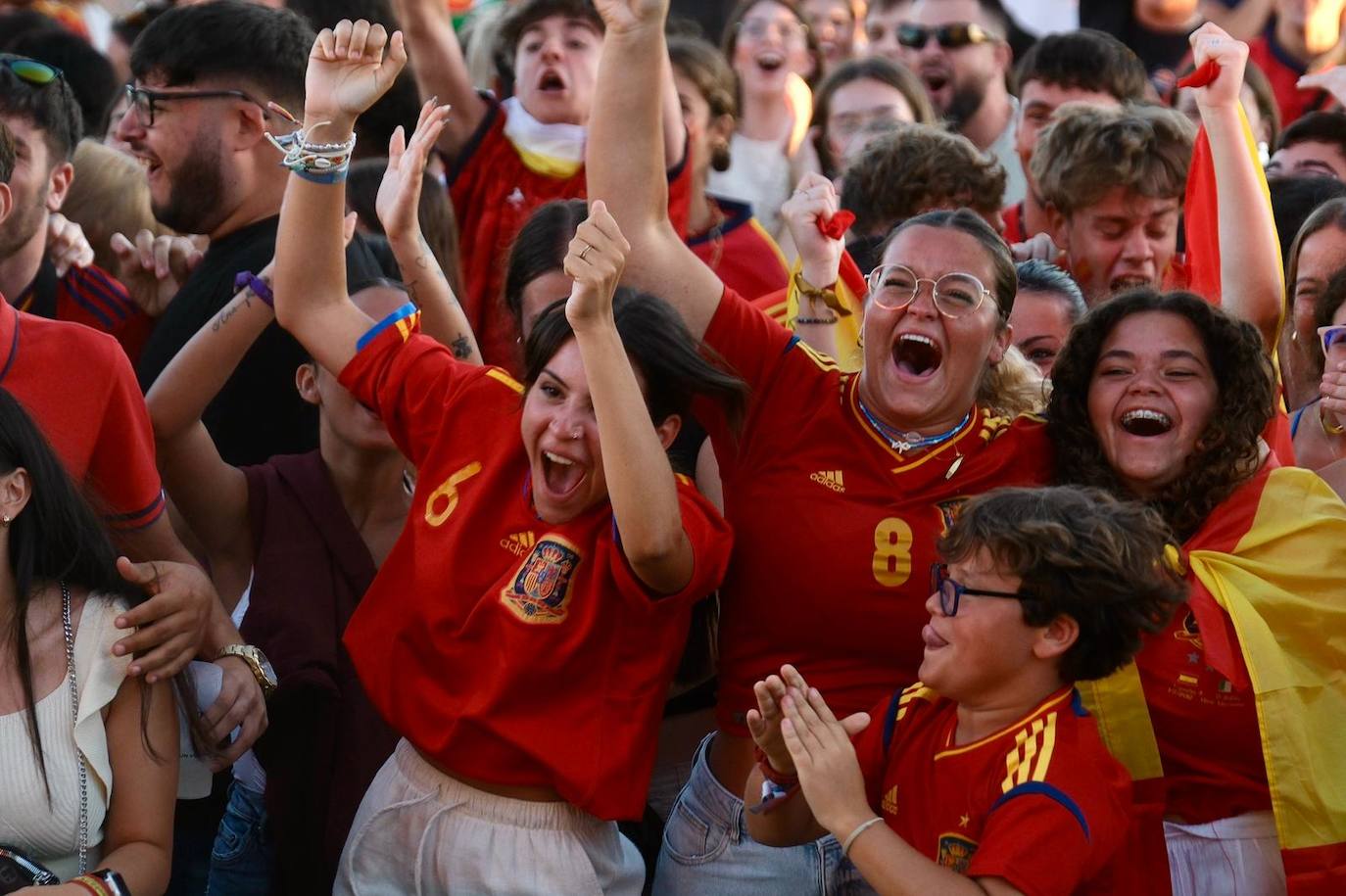 Fotos: Así se ha vivido el España-Francia en Cádiz