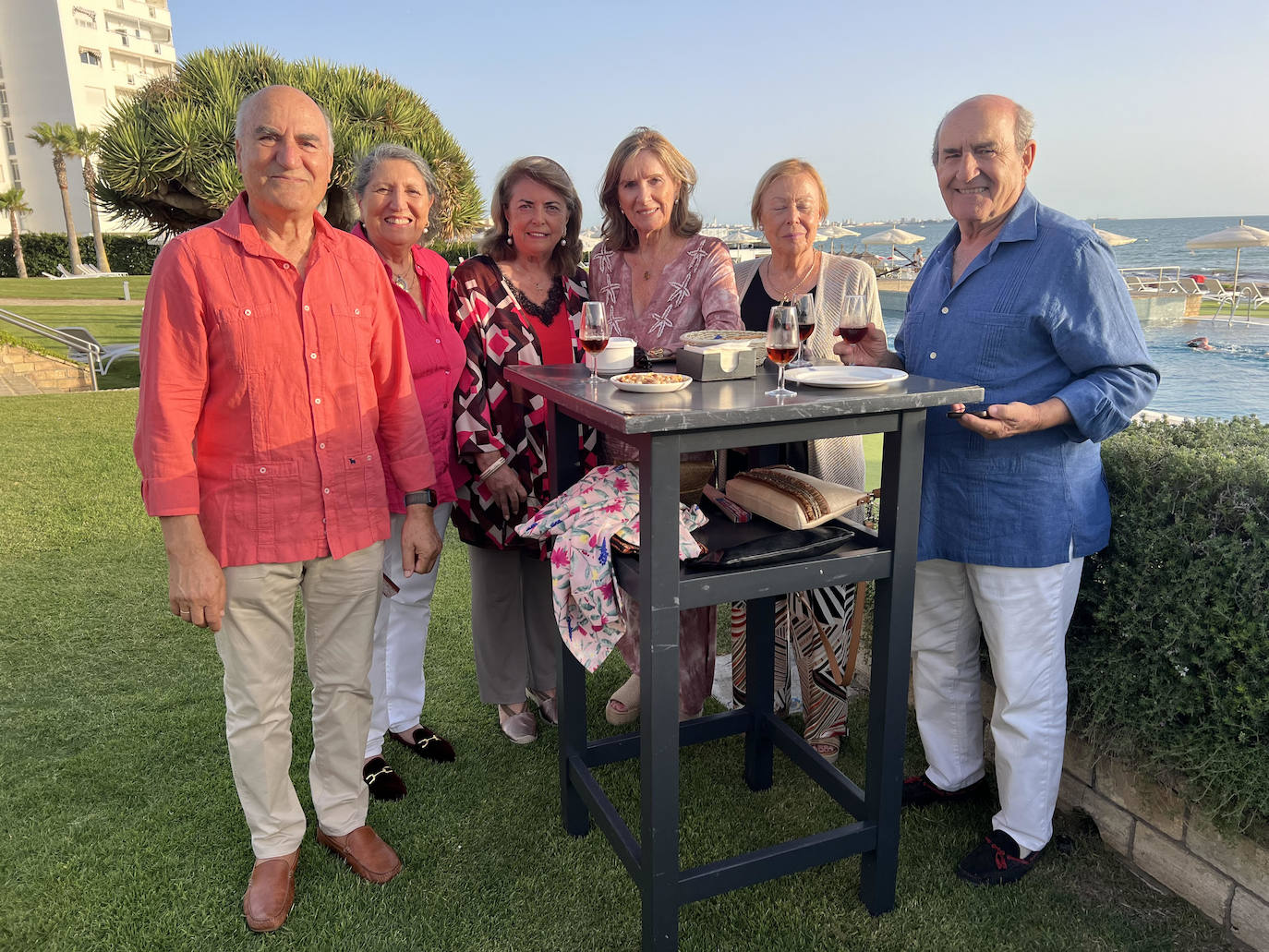 Ángel Moreno, María José Silva, Carmen Luque, Isabel Osborne, Edi Galán y José Ignacio Enríquez