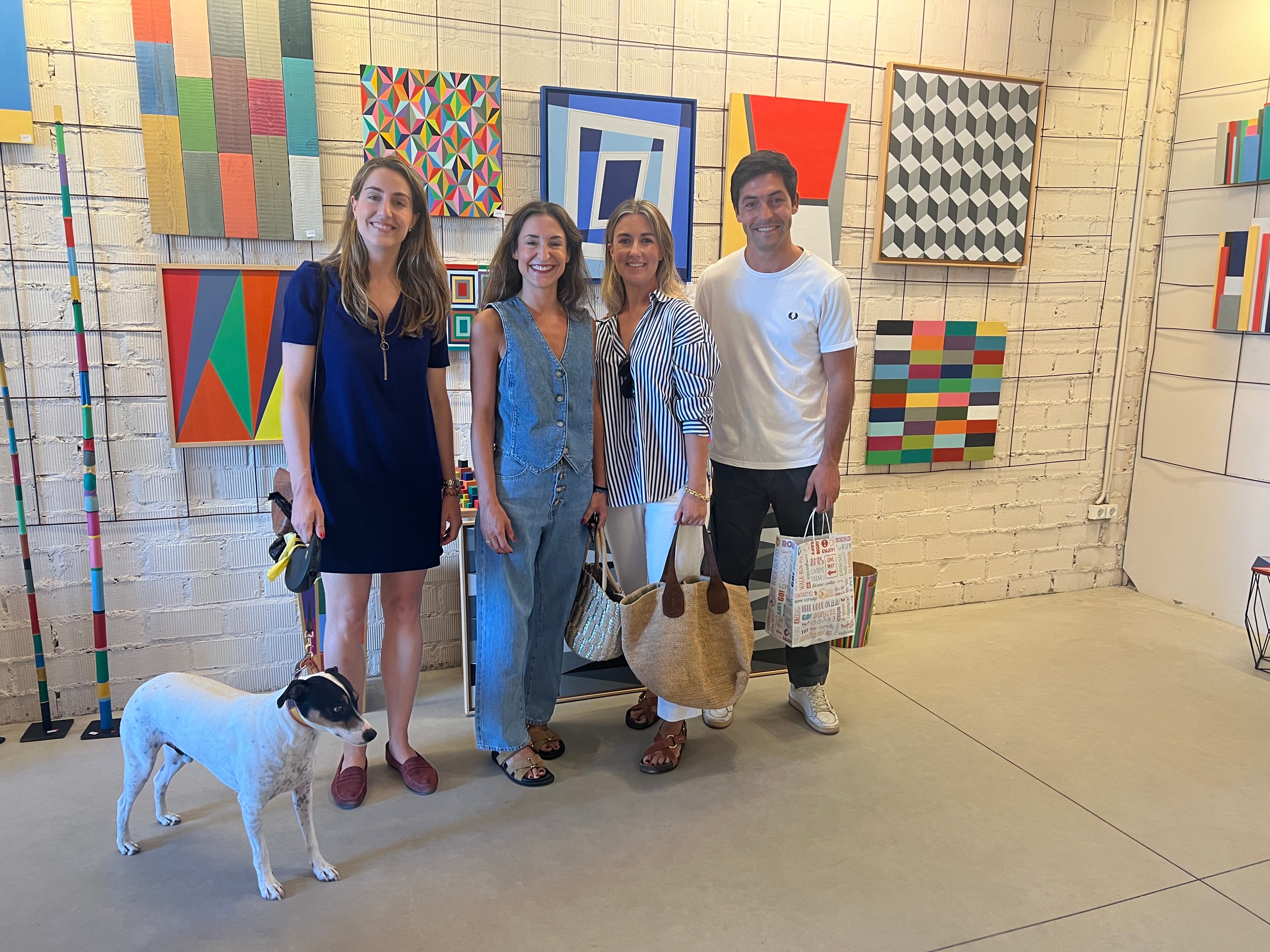 Blanca Pastor, Maca Lasso De la Vega, Marta Domínguez y Borja Lasso De la Vega.