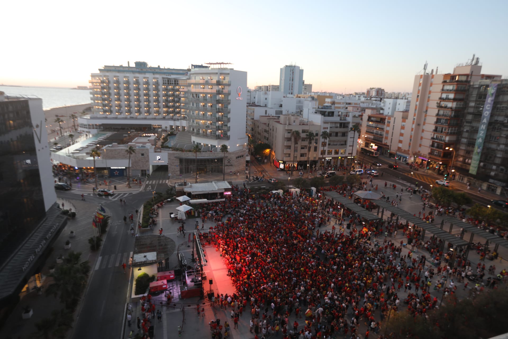 Fotos: Cádiz y La Roja, un solo corazón en la final de la Eurocopa 2024