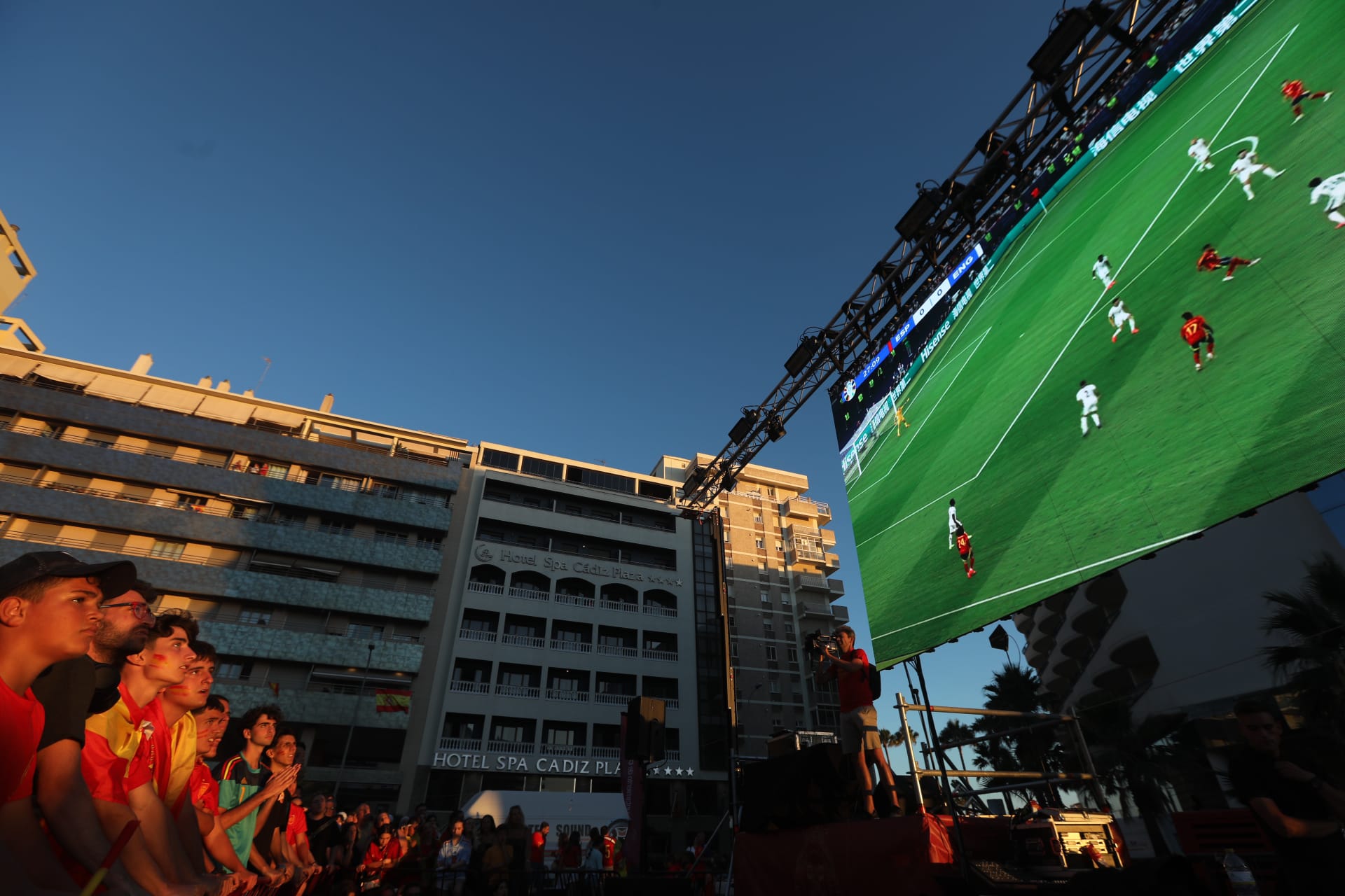 Fotos: Cádiz y La Roja, un solo corazón en la final de la Eurocopa 2024