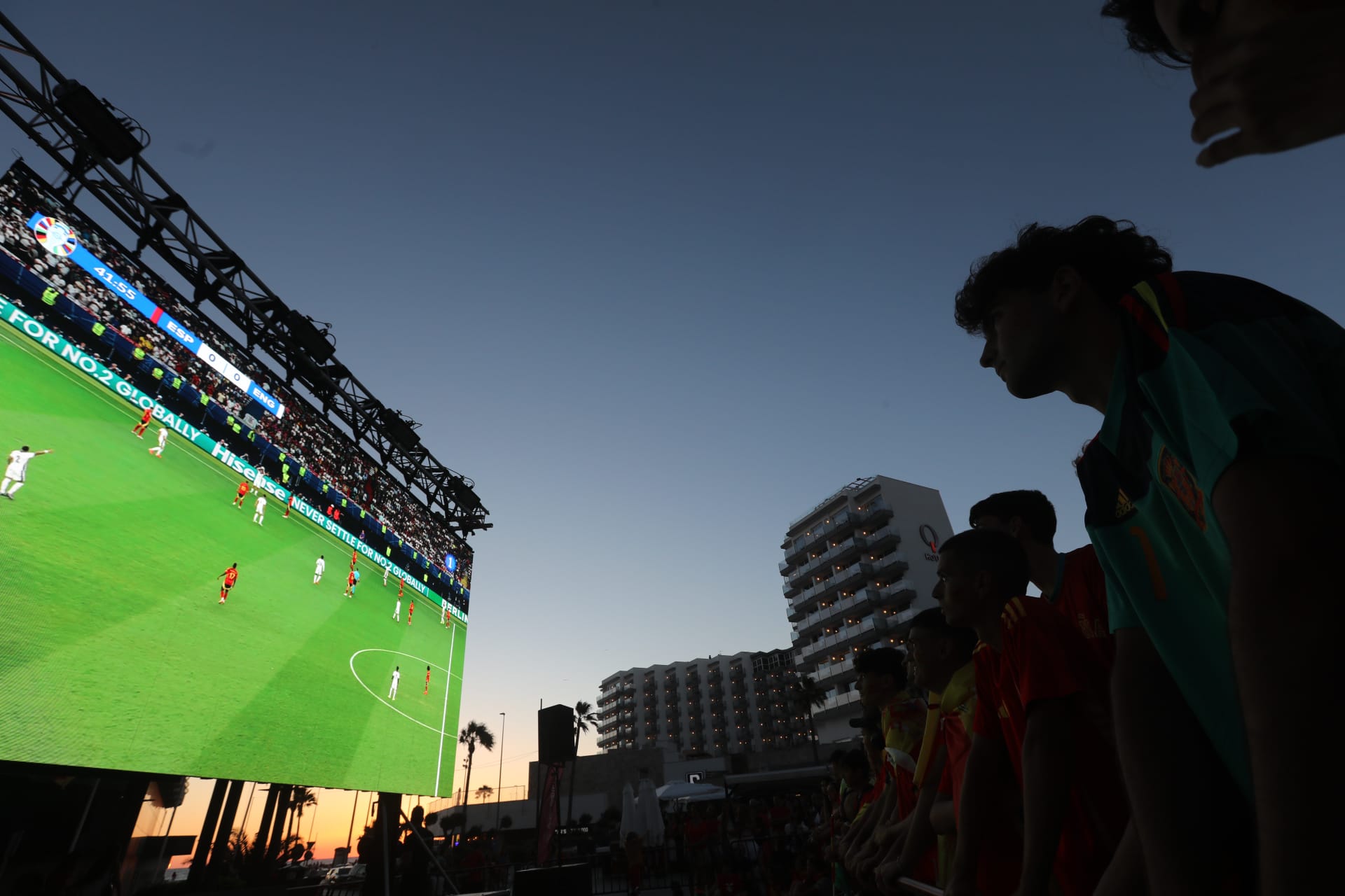 Fotos: Cádiz y La Roja, un solo corazón en la final de la Eurocopa 2024
