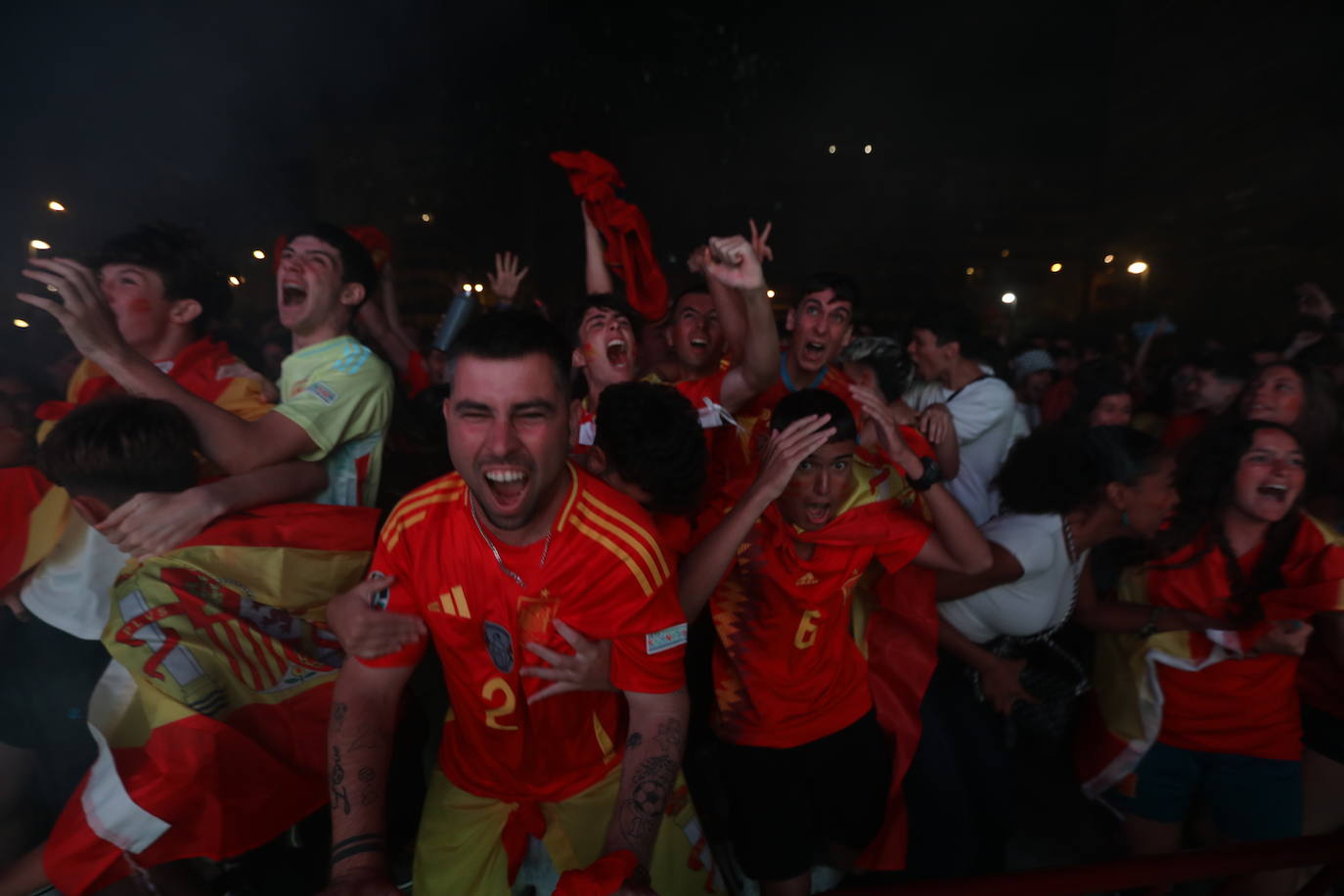 Fotos: Cádiz y La Roja, un solo corazón en la final de la Eurocopa 2024