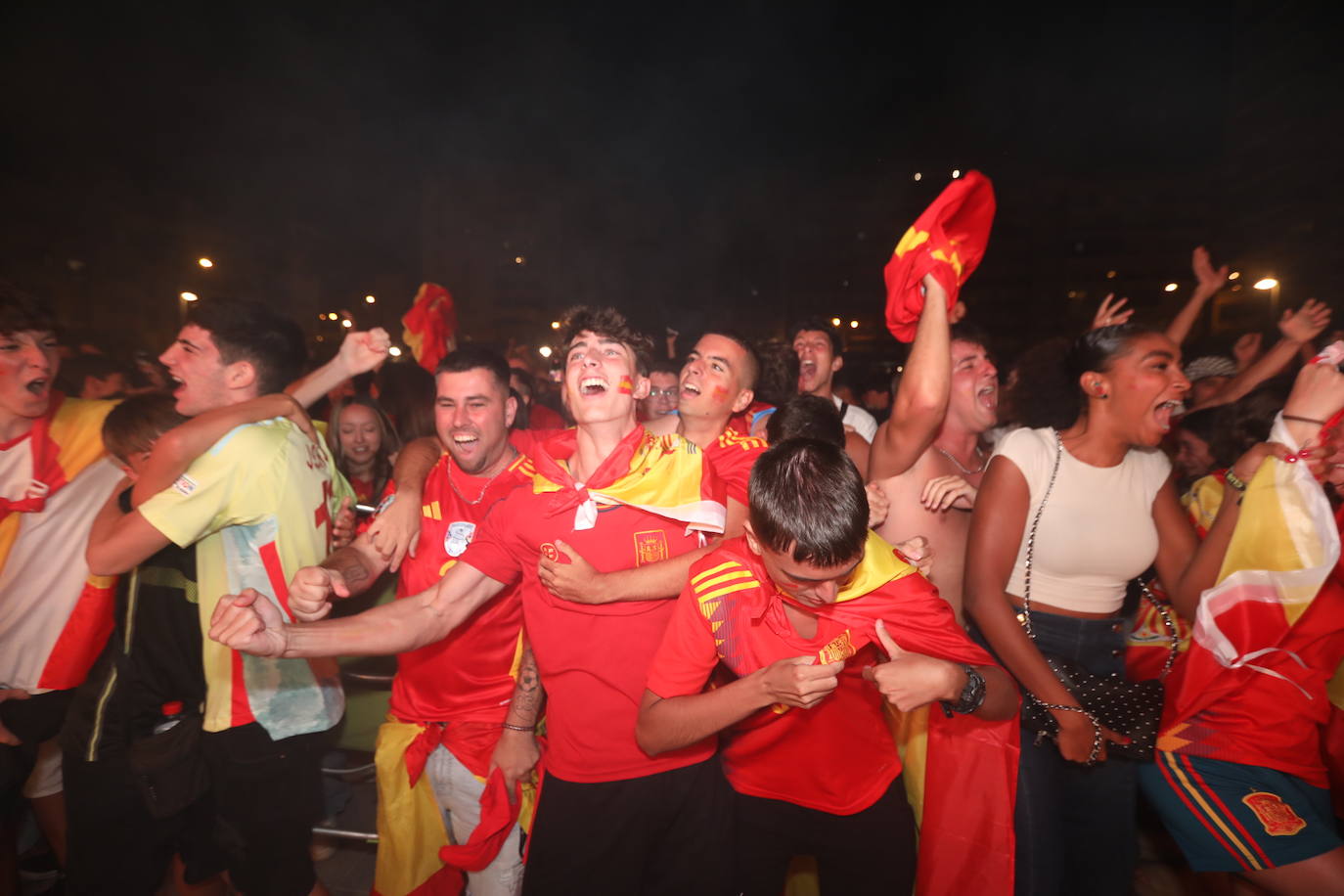 Fotos: Cádiz y La Roja, un solo corazón en la final de la Eurocopa 2024