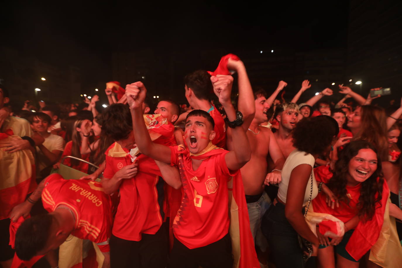 Fotos: Cádiz y La Roja, un solo corazón en la final de la Eurocopa 2024
