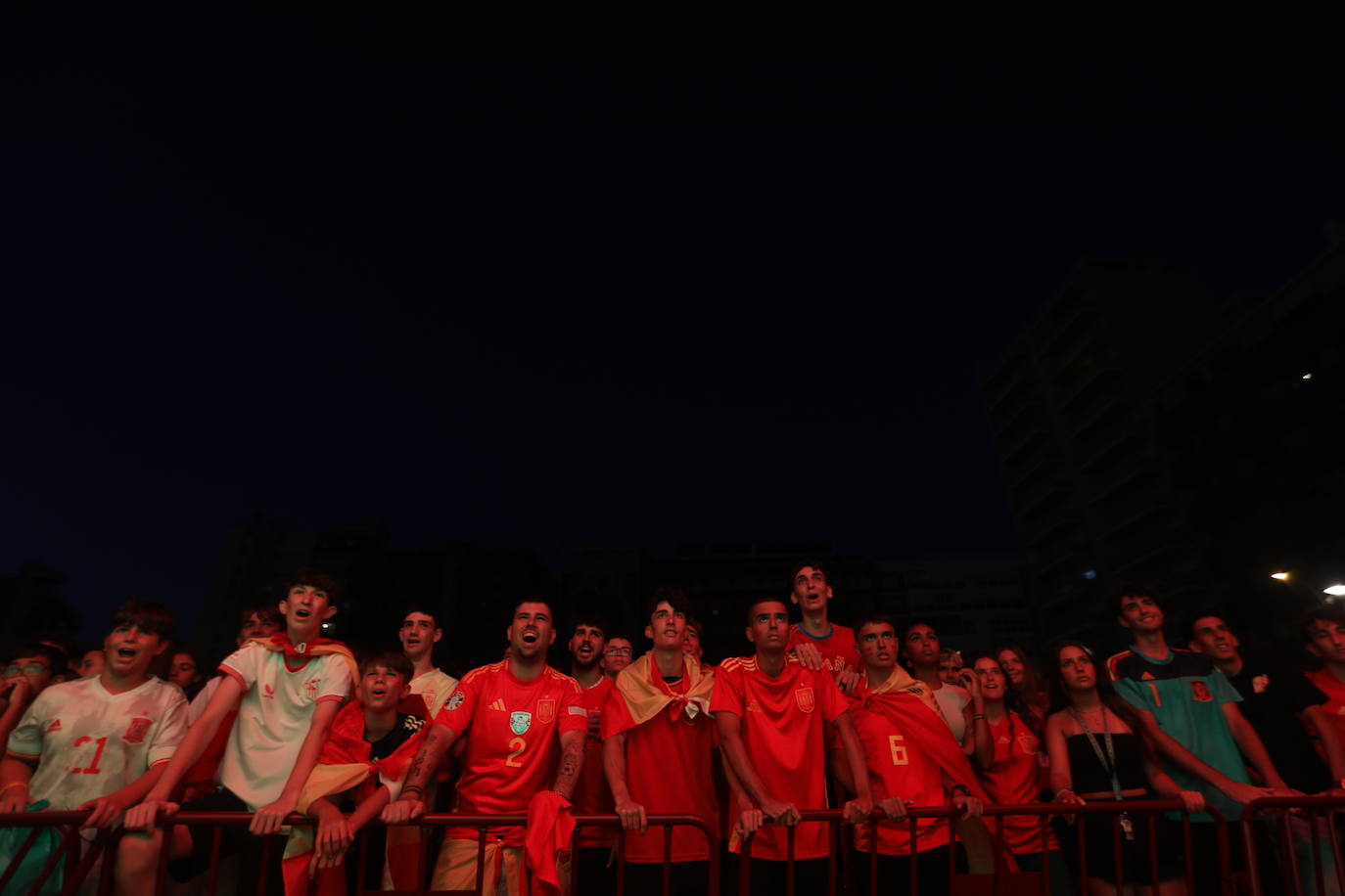 Fotos: Cádiz y La Roja, un solo corazón en la final de la Eurocopa 2024