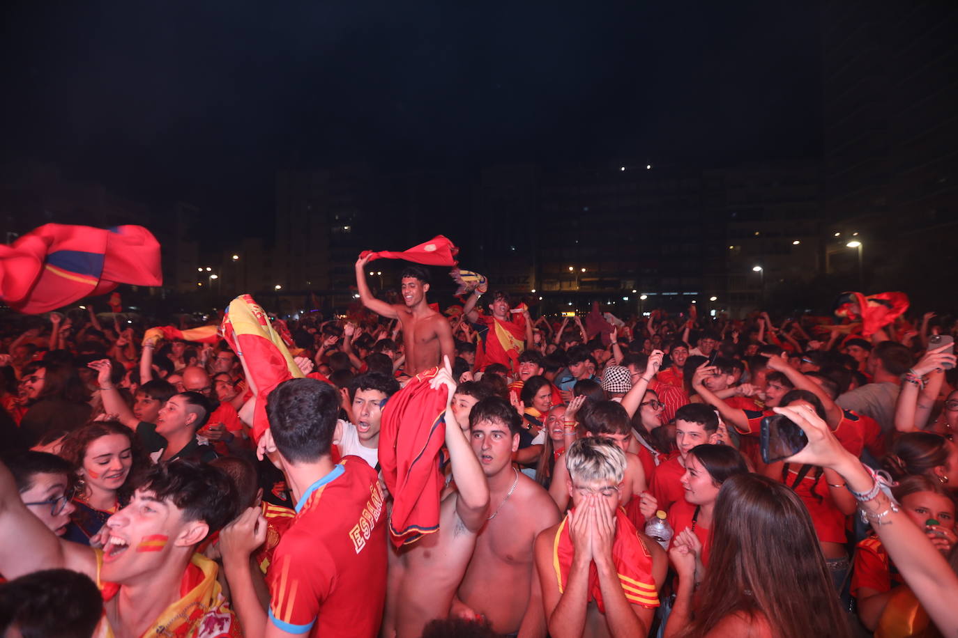 Fotos: Cádiz y La Roja, un solo corazón en la final de la Eurocopa 2024