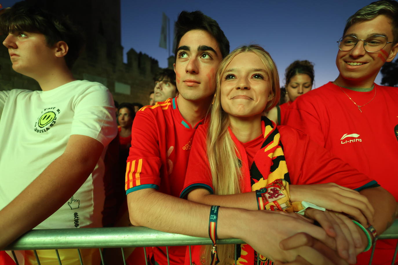 FOTOS: Los aficionados portuense se emocionan con el partido de España en la Eurocopa