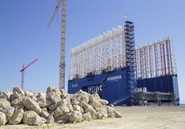 Arranca la obra de la segunda fase de la terminal de contenedores del puerto de Cádiz