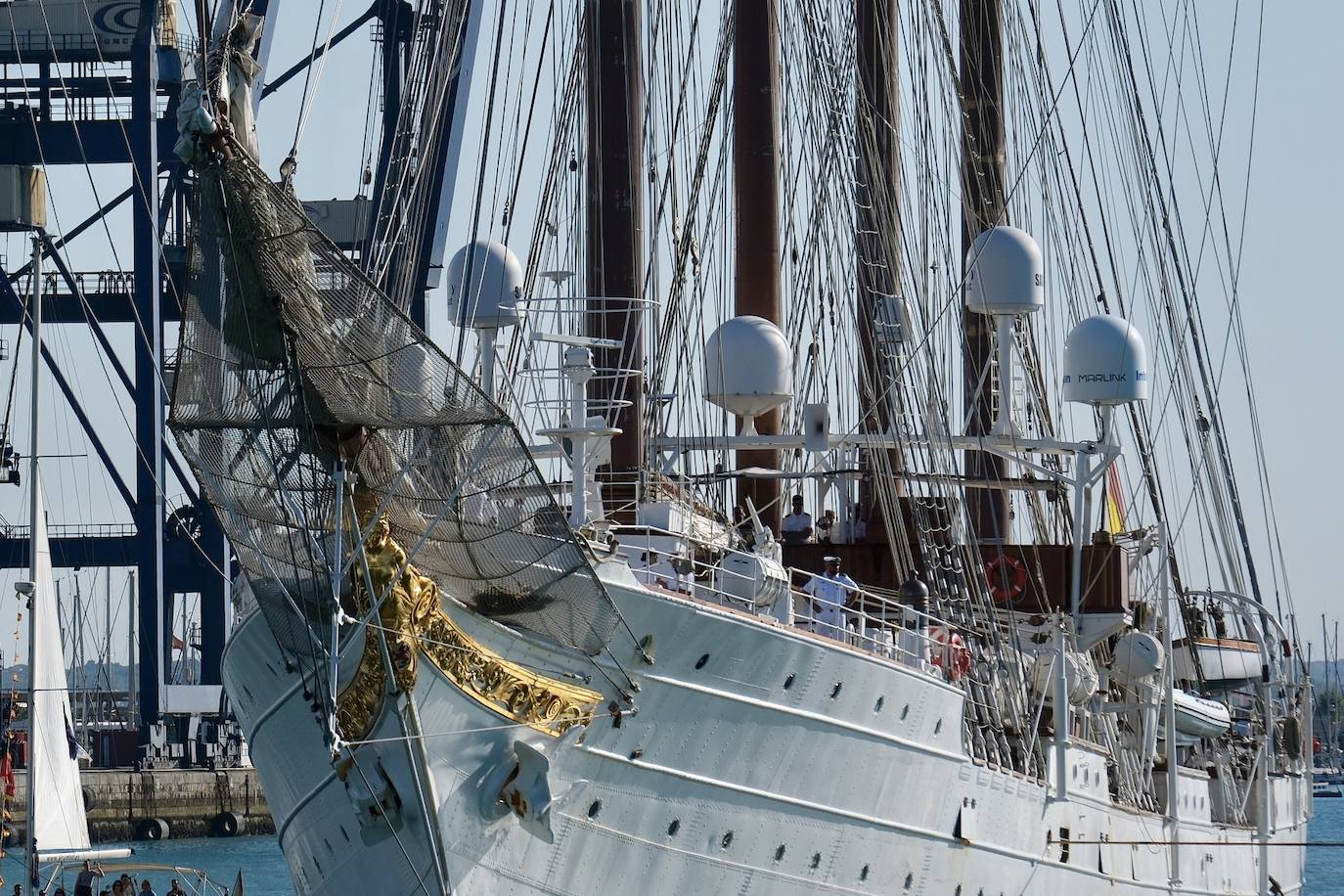 Fotos: Así ha sido la llegada de Elcano a Cádiz