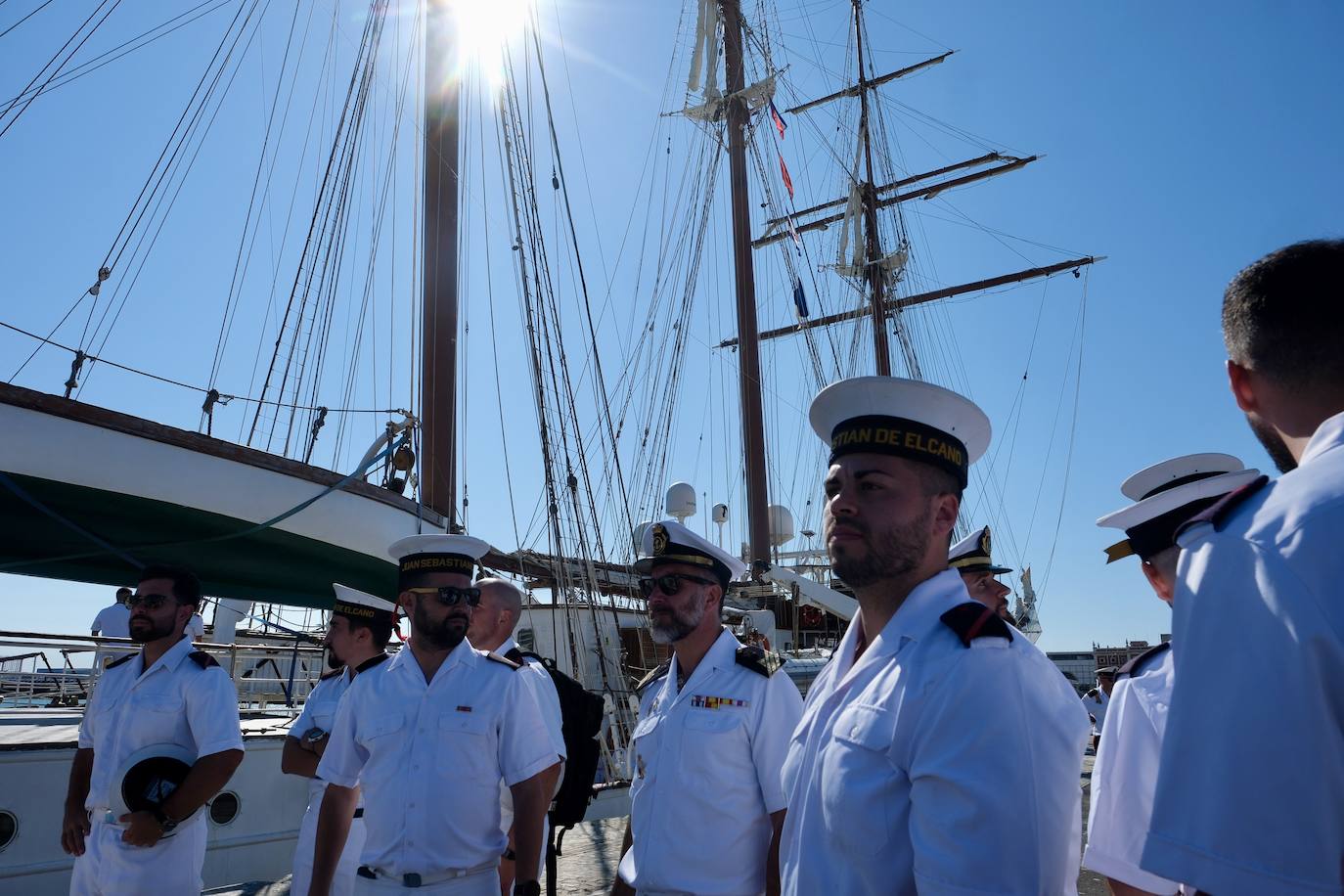 Fotos: Así ha sido la llegada de Elcano a Cádiz