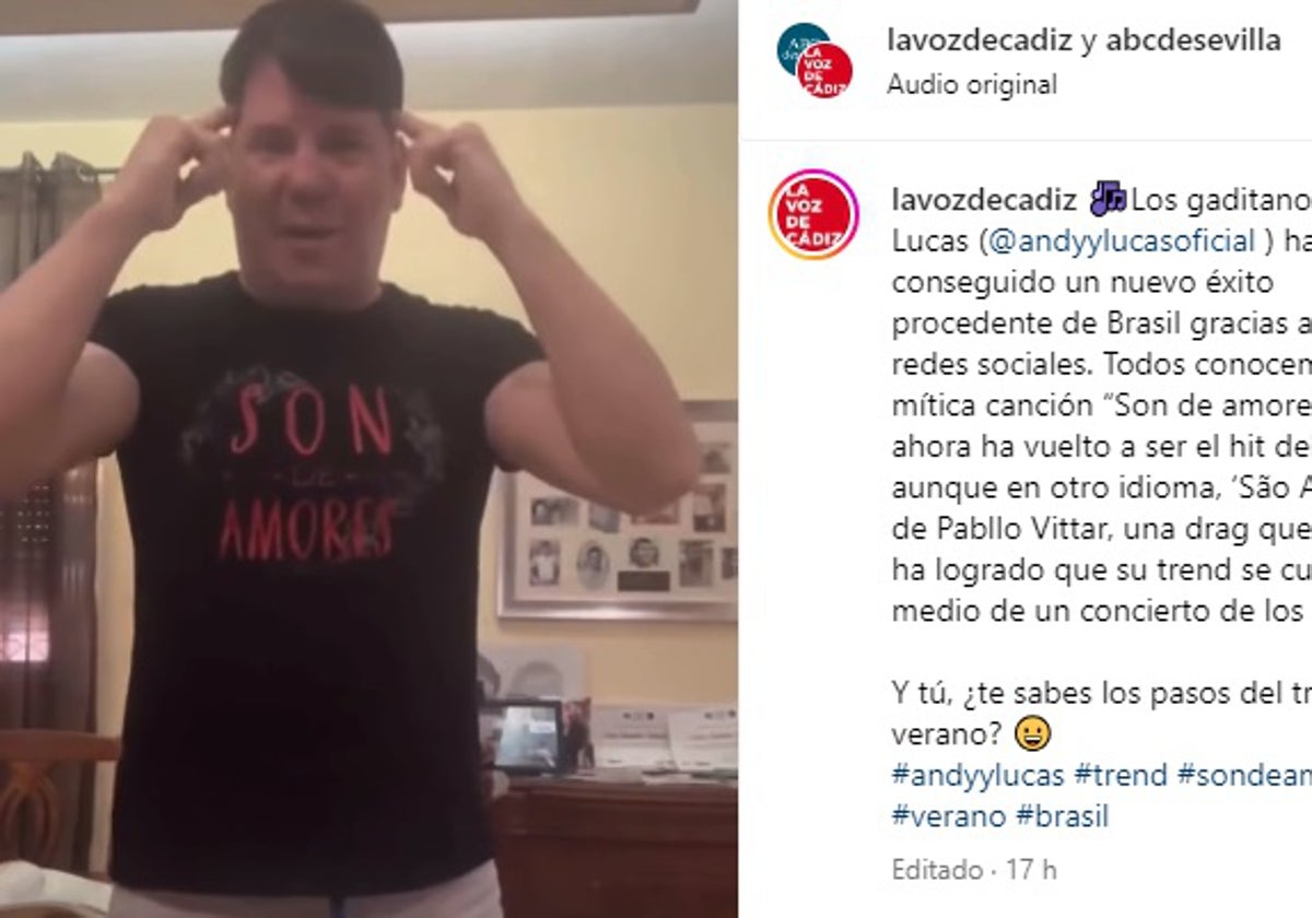 El divertido baile viral de &#039;Andy y Lucas&#039; que ha conquistado a sus fans con su mítica canción &#039;Son de Amores&#039;: «Sin comentarios»