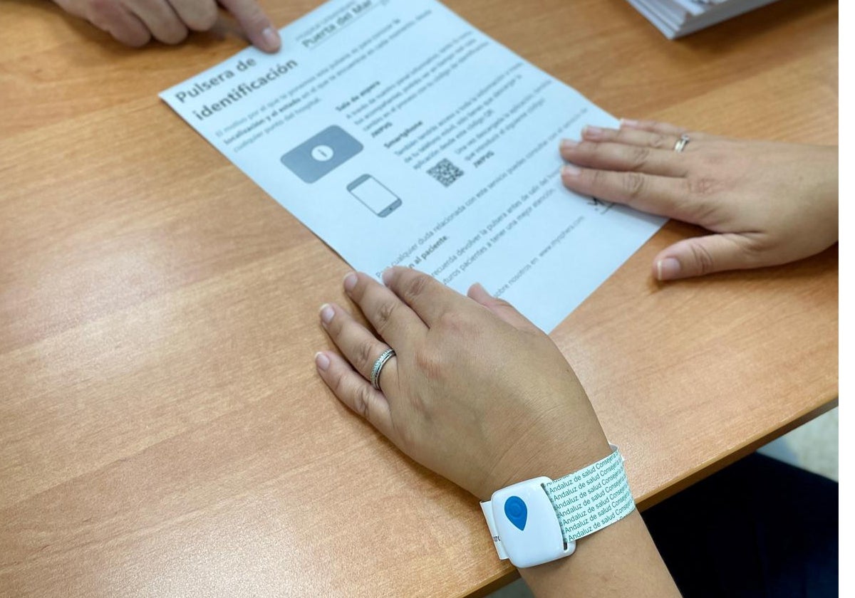 Pulsera   de identificación.