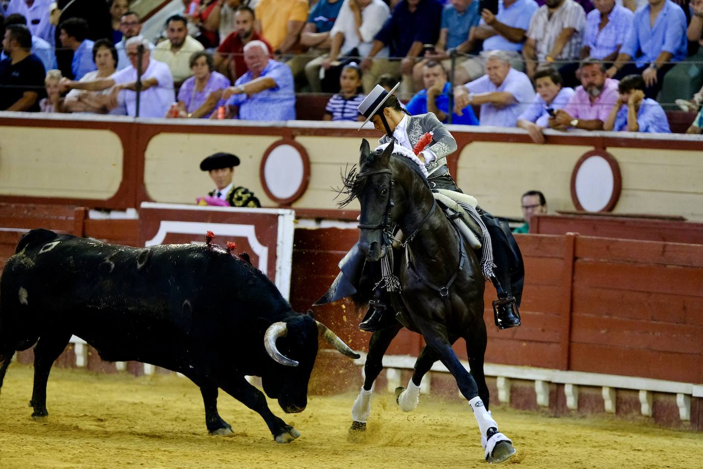 Oreja para Cartagena y Ventura ante un encastado encierro de Guiomar Cortés de Moura en El Puerto