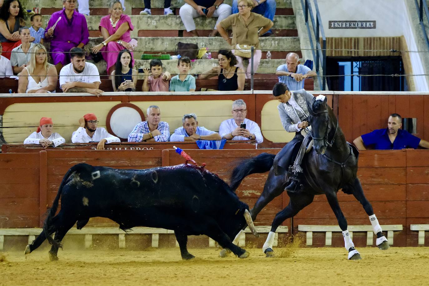 Oreja para Cartagena y Ventura ante un encastado encierro de Guiomar Cortés de Moura en El Puerto