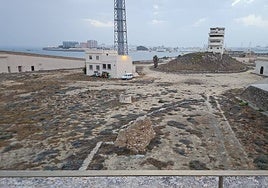 Fotos: Así ha sido la puesta a punto del castillo de San Sebastián de Cádiz de cara a su reapertura