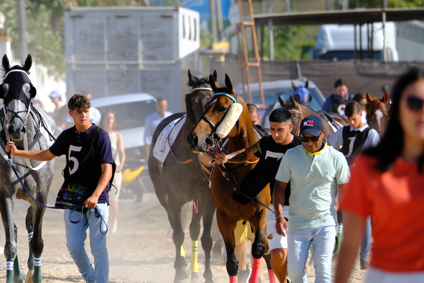 Fotos: Brillante doblete de Jaime Gelabert en las carreras de caballos de Sanlúcar