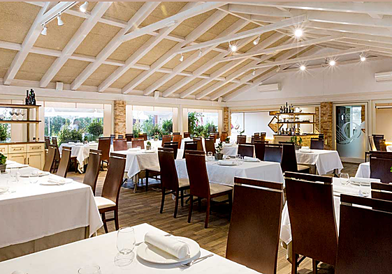 Imagen del comedor de la venta de Medina Sidonia