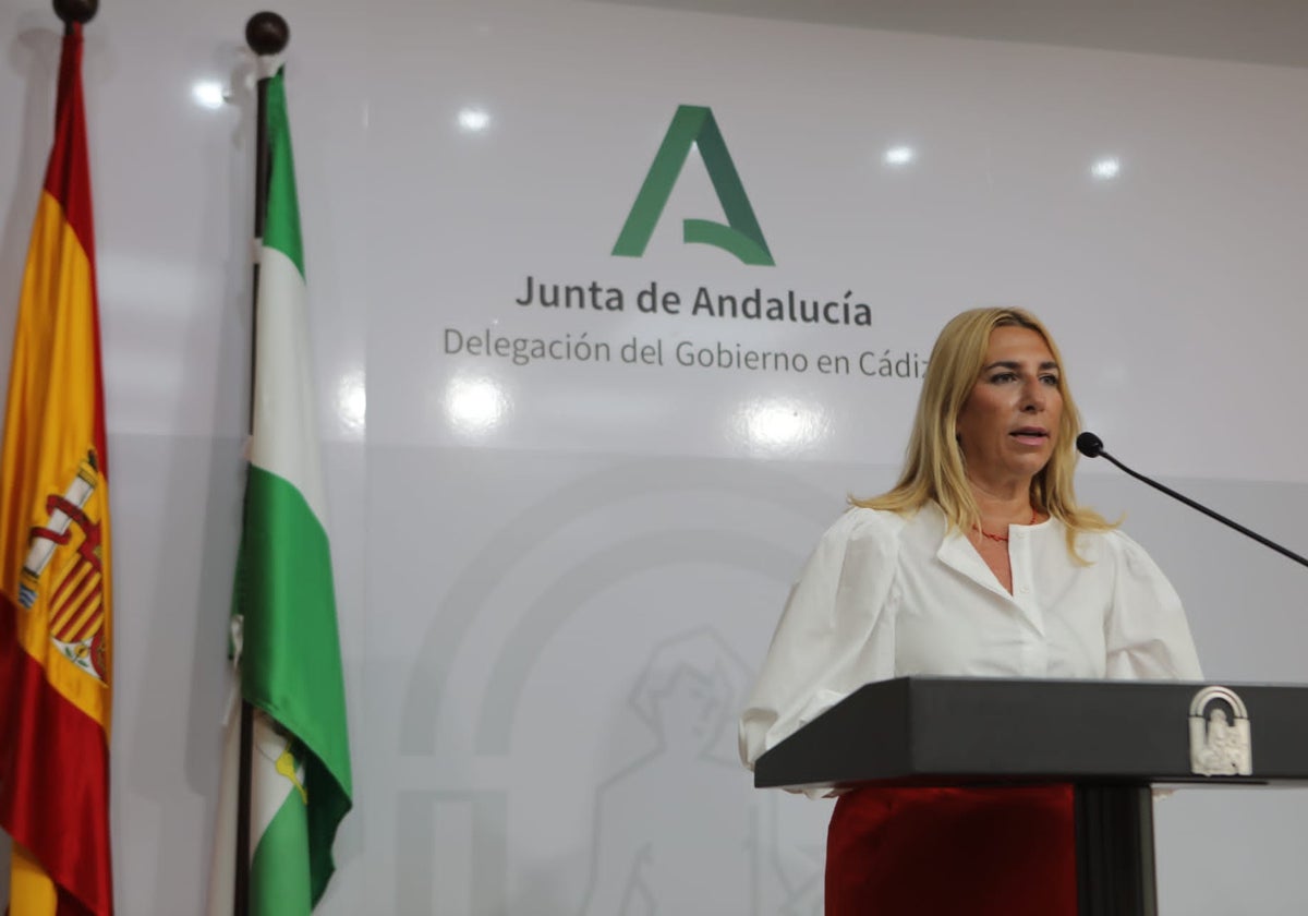 La delegada de Industria en la provincia de Cádiz Inmaculada Olivero.