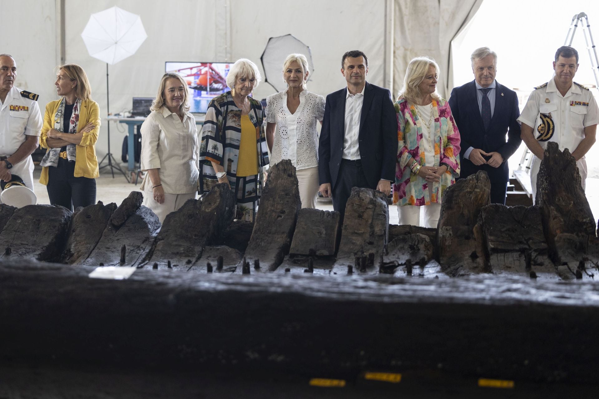 Fotos: así se ve parte del galeón del siglo XVII hundido en aguas de Cádiz